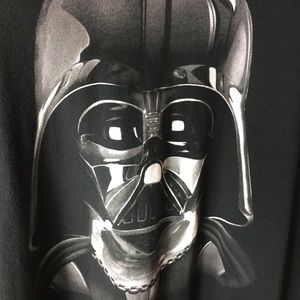 Darth Vader Helmet BLACK GRAY Short Sleeve
